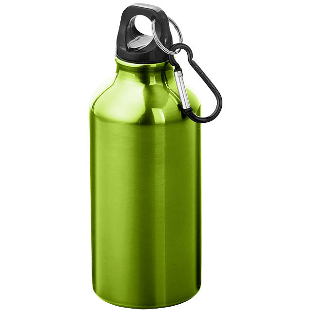 Oregon 400 ml sport bottle with carabiner - green