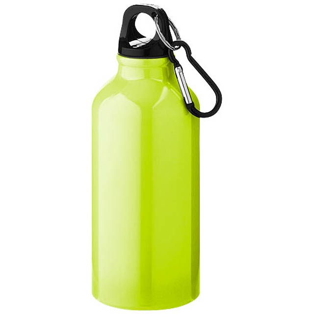 Oregon 400 ml sport bottle with carabiner - yellow