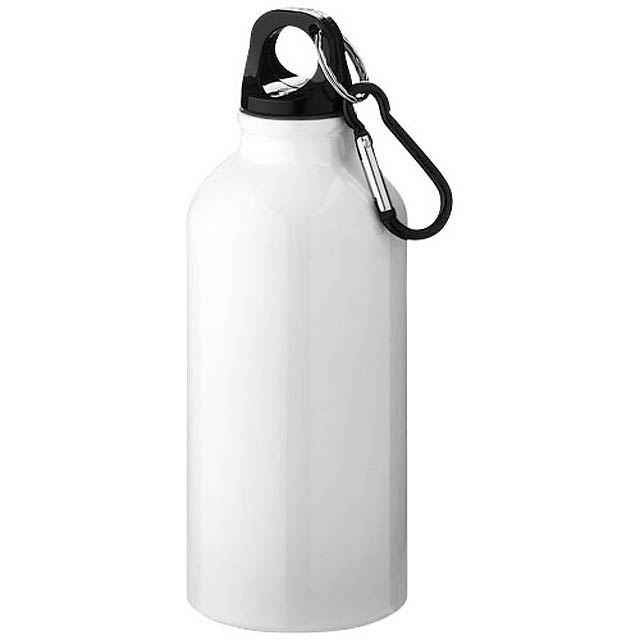 Oregon 400 ml sport bottle with carabiner - white