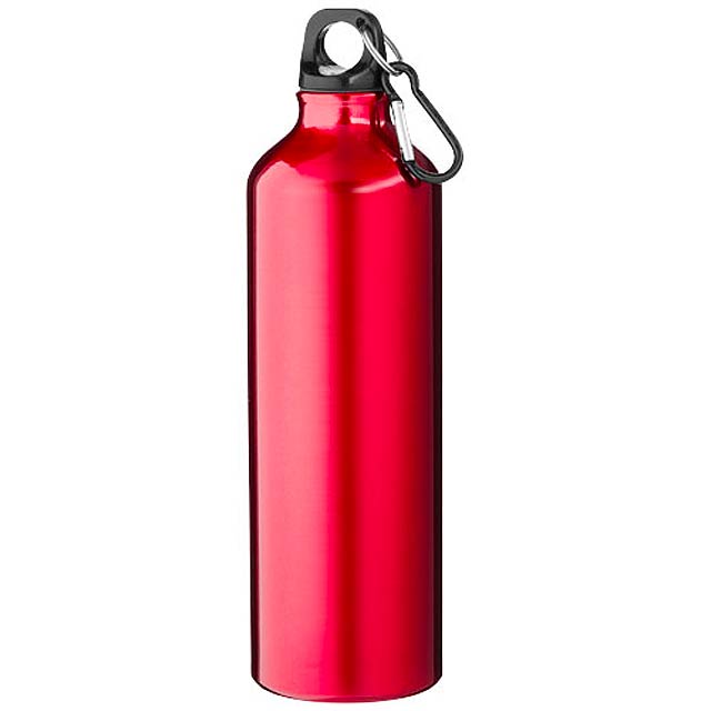 Pacific 770 ml sport bottle with carabiner - red