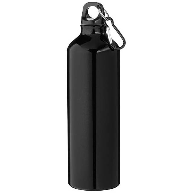 Pacific 770 ml sport bottle with carabiner - black