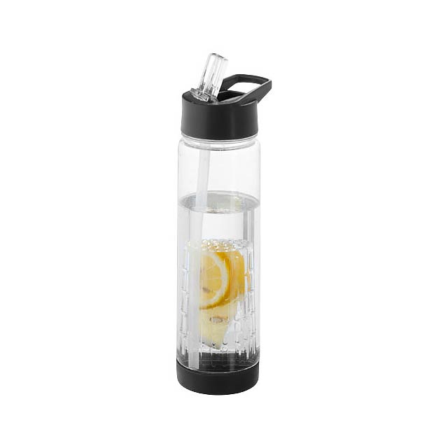 Tutti-frutti 740 ml Tritan™ infuser sport bottle - transparent