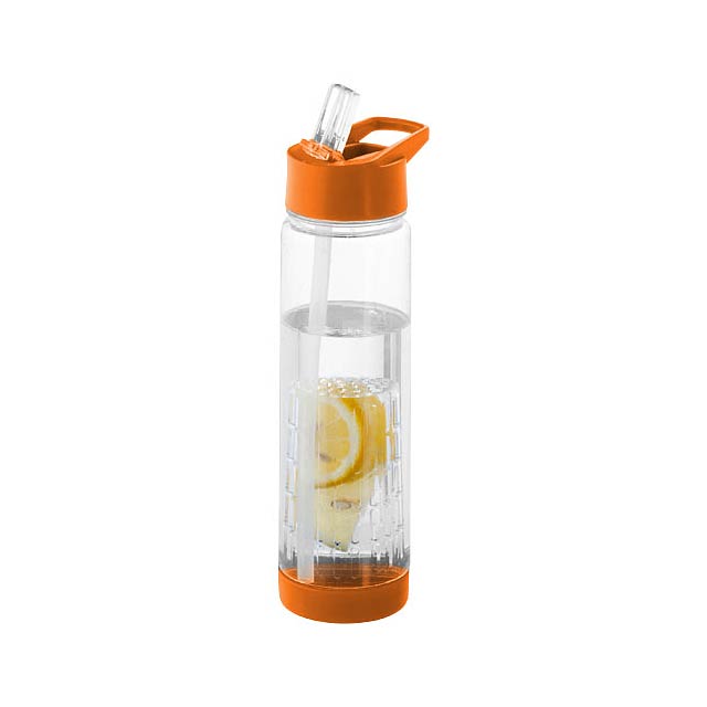 Tutti-frutti 740 ml Tritan™ infuser sport bottle - transparent
