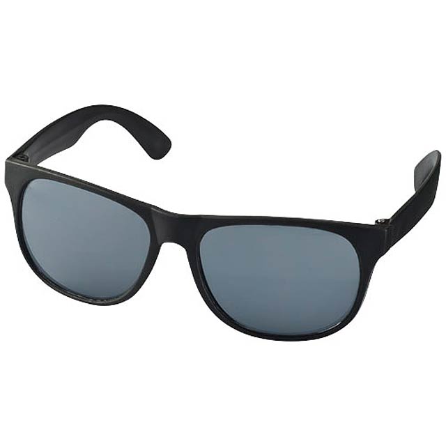 Dvoubarevné sluneční brýle Retro - černá