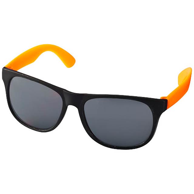 Retro zweifarbige Sonnenbrille - Orange