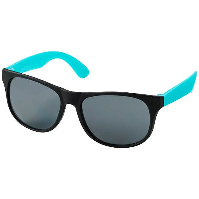 Retro zweifarbige Sonnenbrille - schwarz