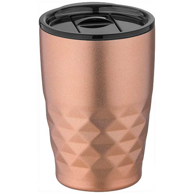 Geo 350 ml copper vacuum insulated tumbler - bronze
