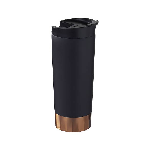 Peeta 500 ml copper vacuum insulated tumbler - black