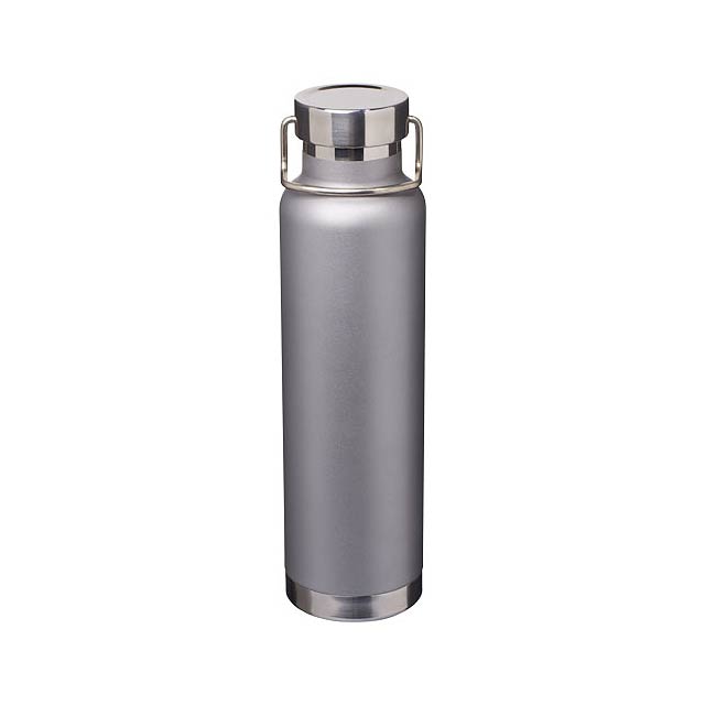 Thor 650 ml Kupfer-Vakuum Isolier-Sportflasche - Grau