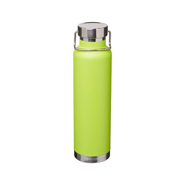 Thor 650 ml copper vacuum insulated sport bottle - lime