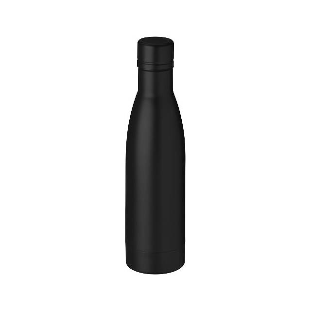 Vasa 500 ml copper vacuum insulated sport bottle - black