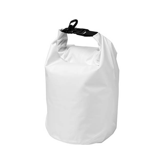 Survivor 5 litre waterproof roll-down bag - white