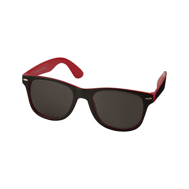 Sun Ray sunglasses with two coloured tones - transparent red