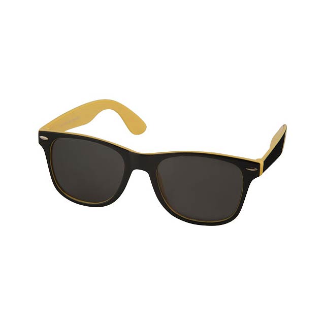 Sun Ray sunglasses with two coloured tones - yellow