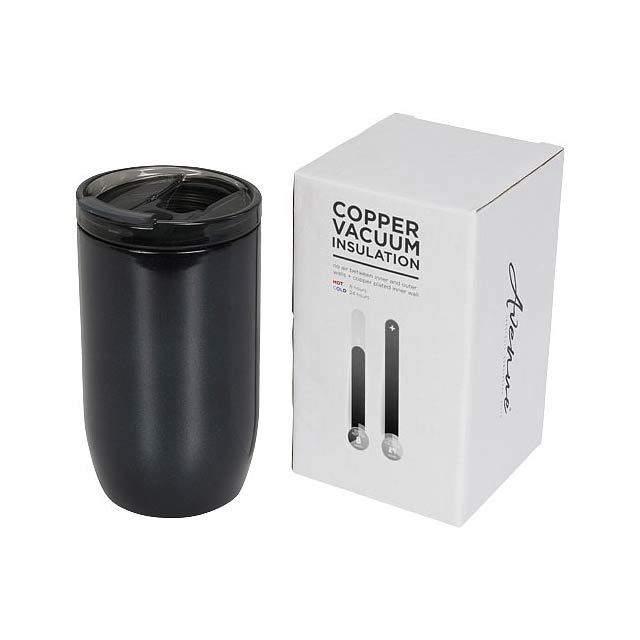 Lagom 380 ml copper vacuum insulated tumbler - black