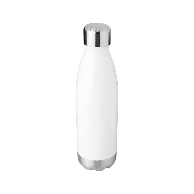 Arsenal 510 ml vacuum insulated bottle - white