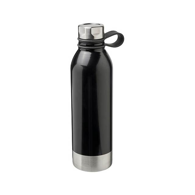 Perth 740 ml stainless steel sport bottle - black