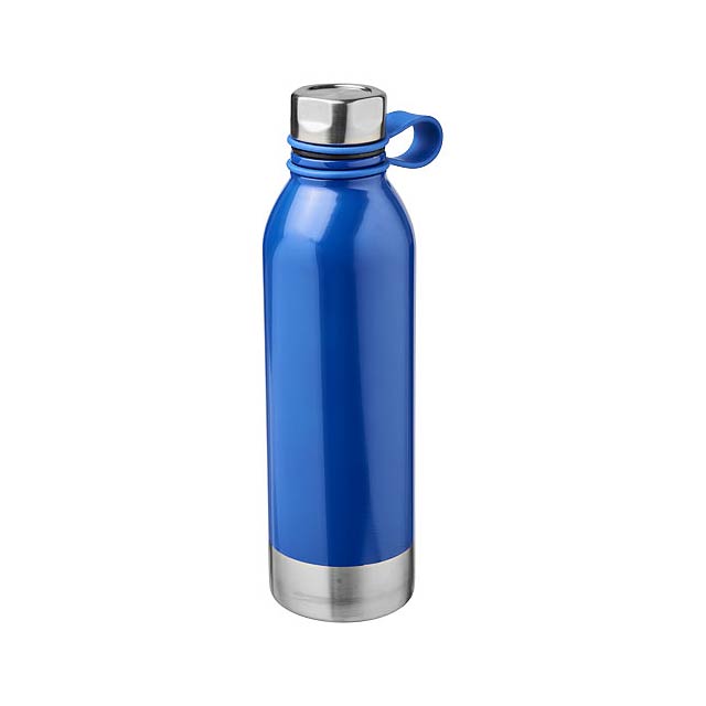 Perth 740 ml stainless steel sport bottle - blue