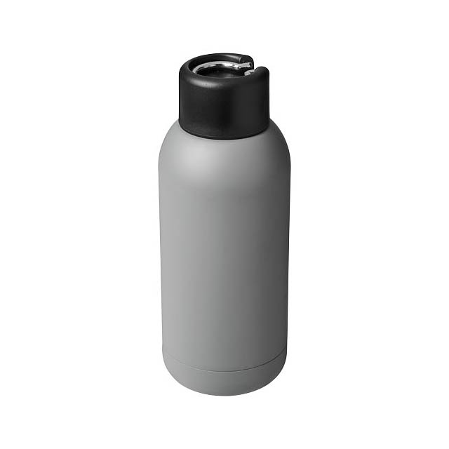 Brea 375 ml vacuum insulated sport bottle - grey