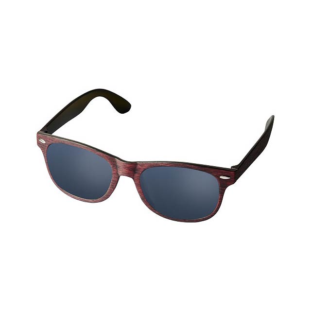 Sun Ray sunglasses with heathered finish - transparent red