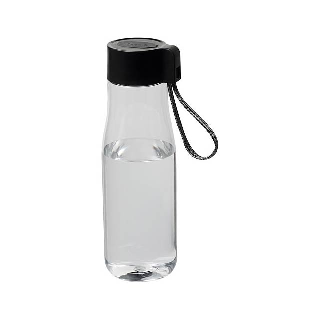 Ara 640 ml Tritan™ sport bottle with charging cable - transparent