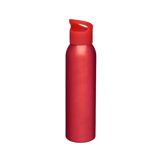 Sky 650 ml sport bottle - transparent red