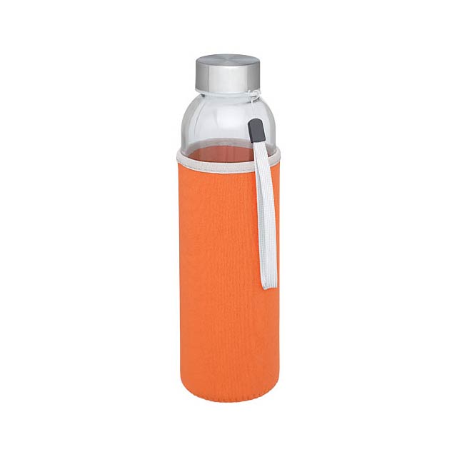 Bodhi 500 ml glass sport bottle - orange