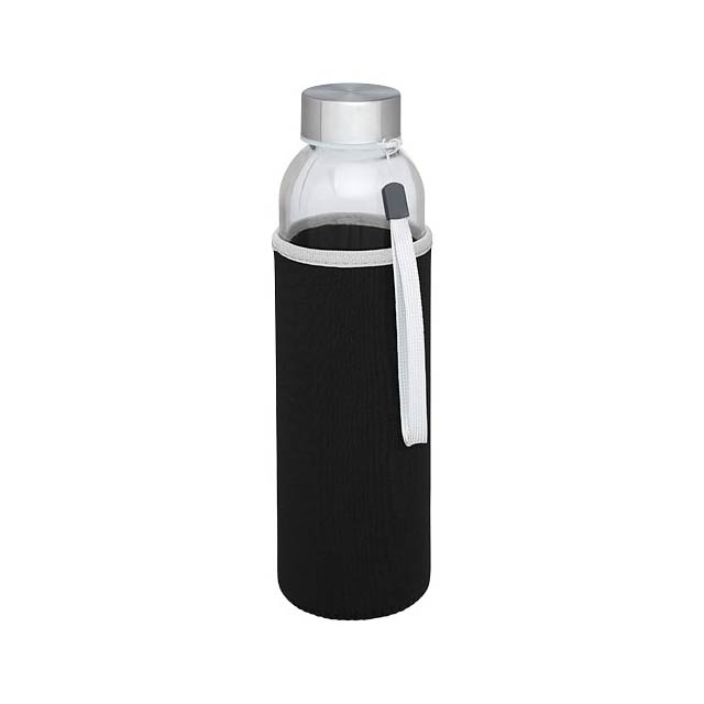 Bodhi 500 ml glass sport bottle - black