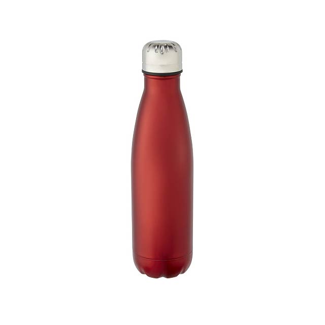 Cove 500 ml vakuumisolierte Edelstahlflasche - Transparente Rot