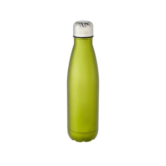 Cove 500 ml vacuum insulated stainless steel bottle - lime