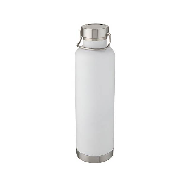 Thor 1 l Kupfer-Vakuum Isolier-Sportflasche - Weiß 