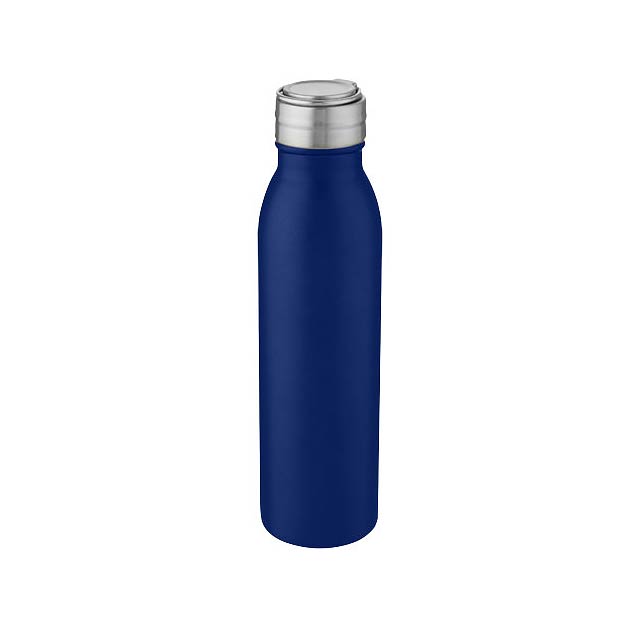 Harper 700 ml stainless steel sport bottle with metal loop - blue