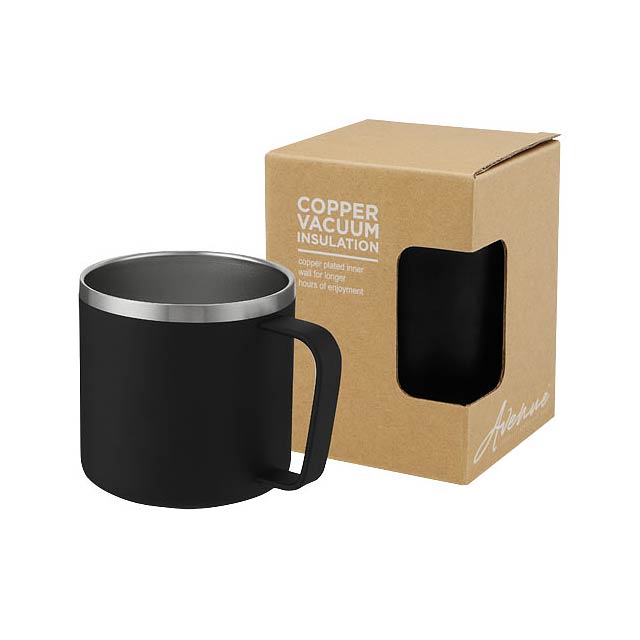 Nordre 350 ml copper vacuum insulated mug - black