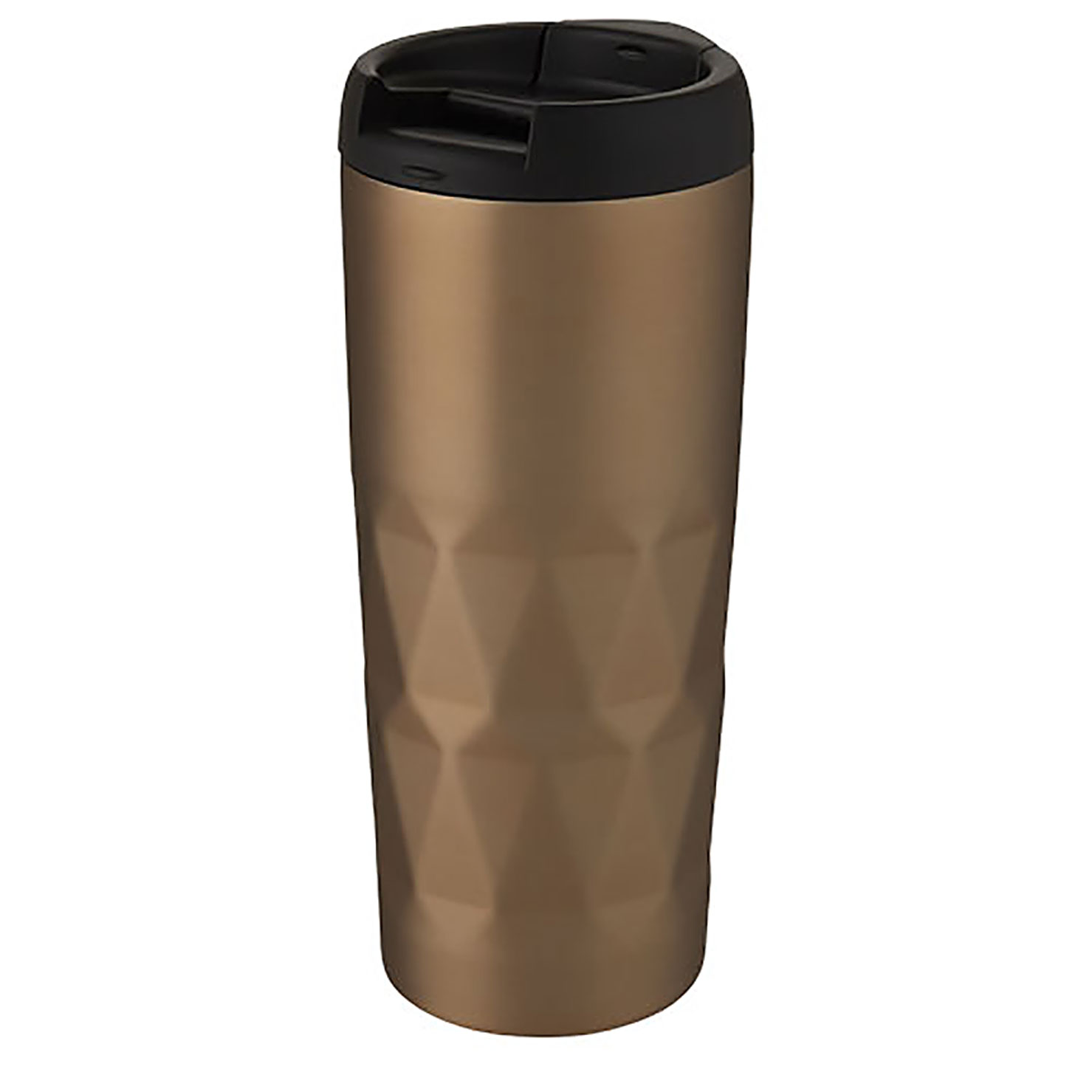 Prism 450 ml copper vacuum insulated tumbler - bronze