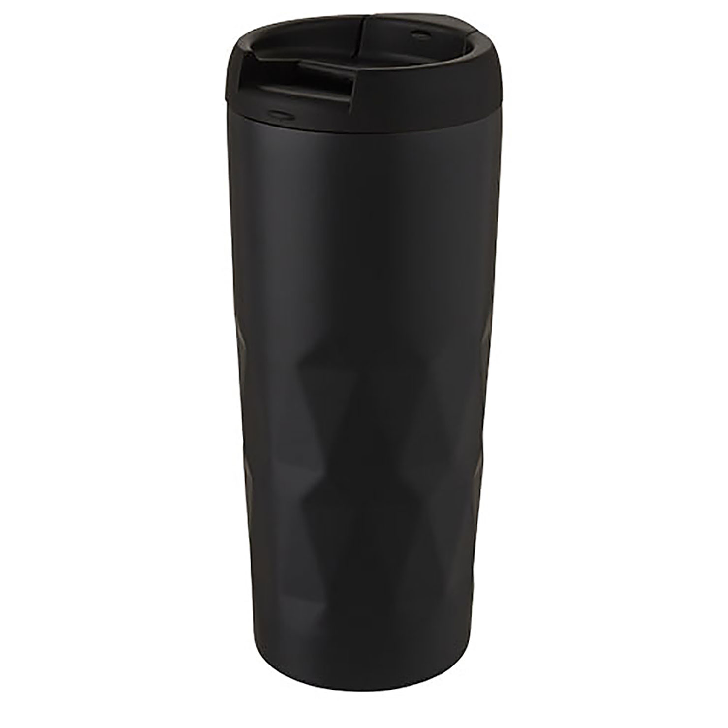 Prism 450 ml copper vacuum insulated tumbler - black