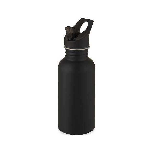 Lexi 500 ml stainless steel sport bottle - black
