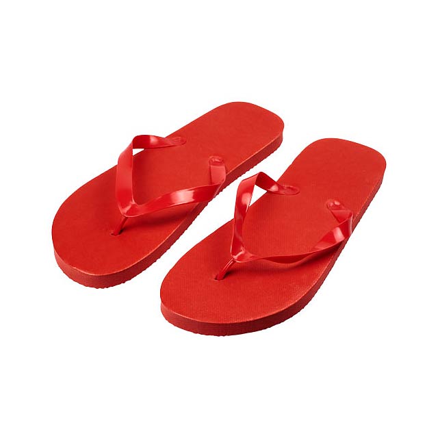 Railay beach slippers (M) - transparent red