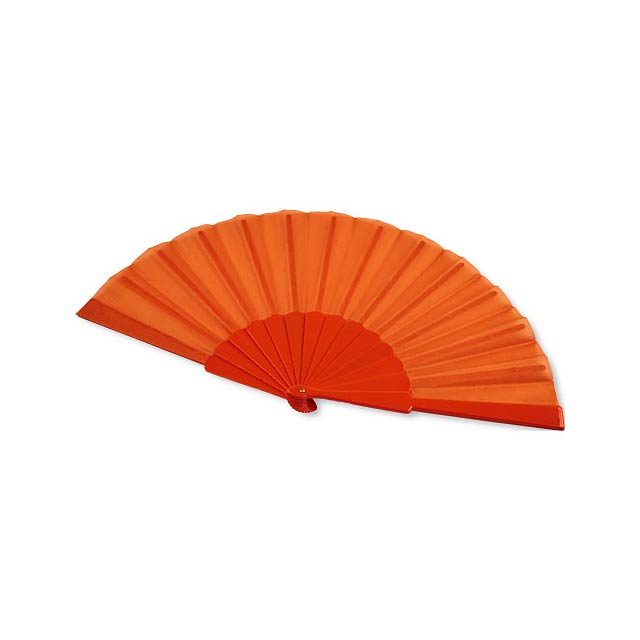Maestral foldable handfan in paper box - orange