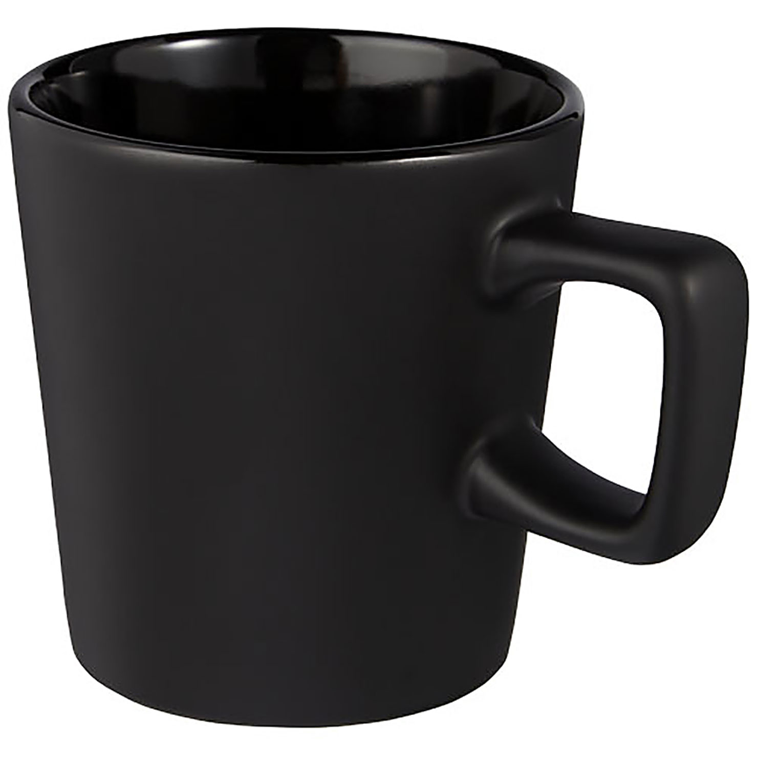 Ross 280 ml ceramic mug - black