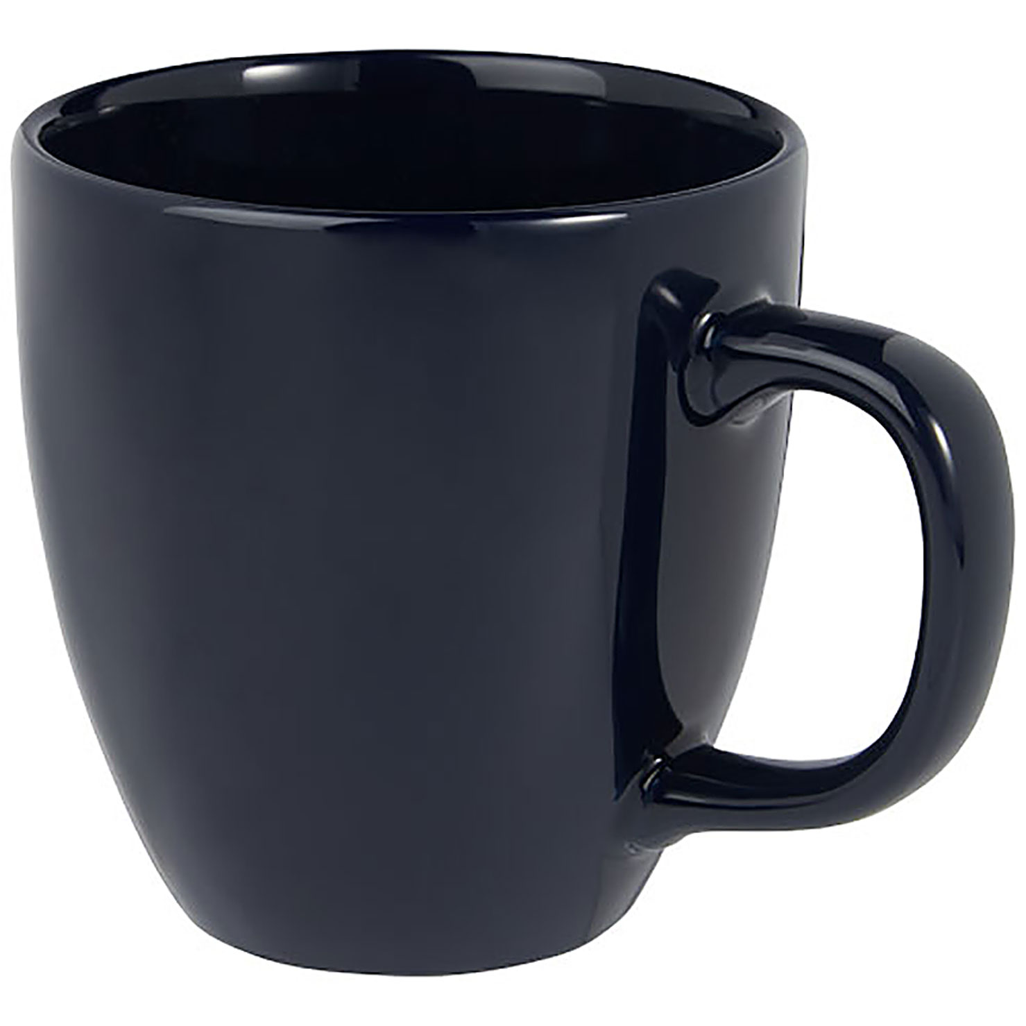 Moni 430 ml ceramic mug - blue