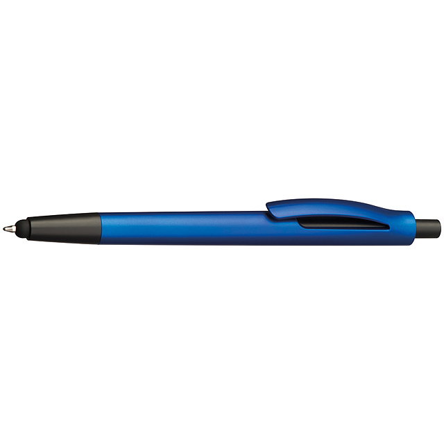 Ball pen with touch function - blue