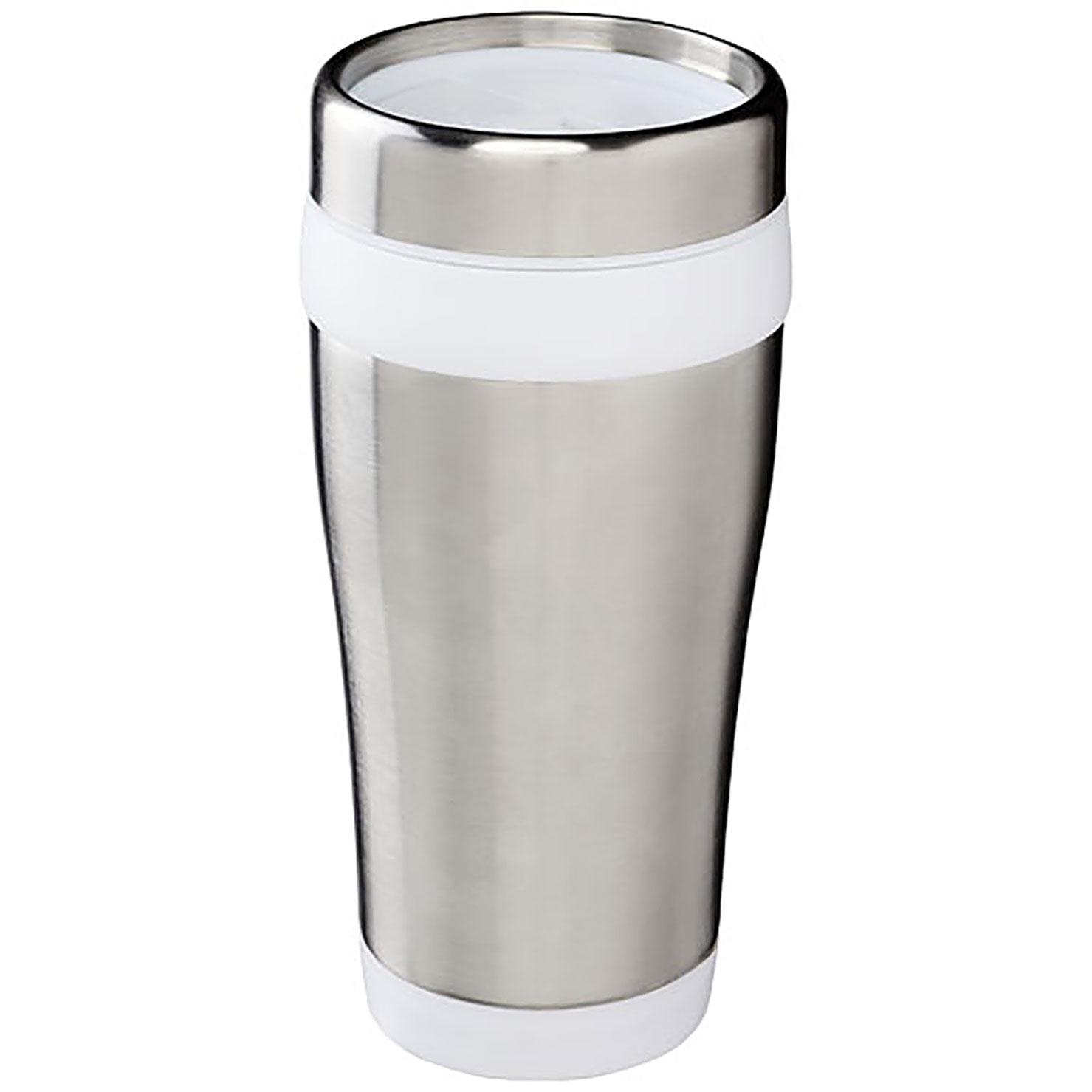 Elwood 410 ml RCS certified recycled stainless steel insulated tumbler  - white