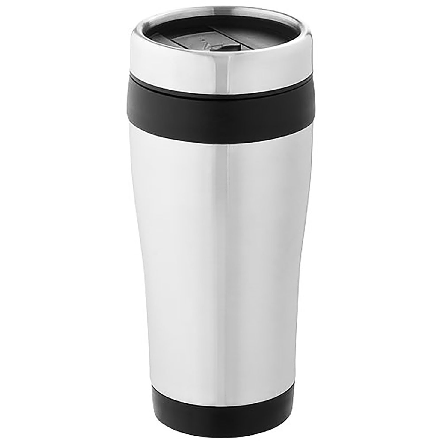 Elwood 410 ml RCS certified recycled stainless steel insulated tumbler  - black