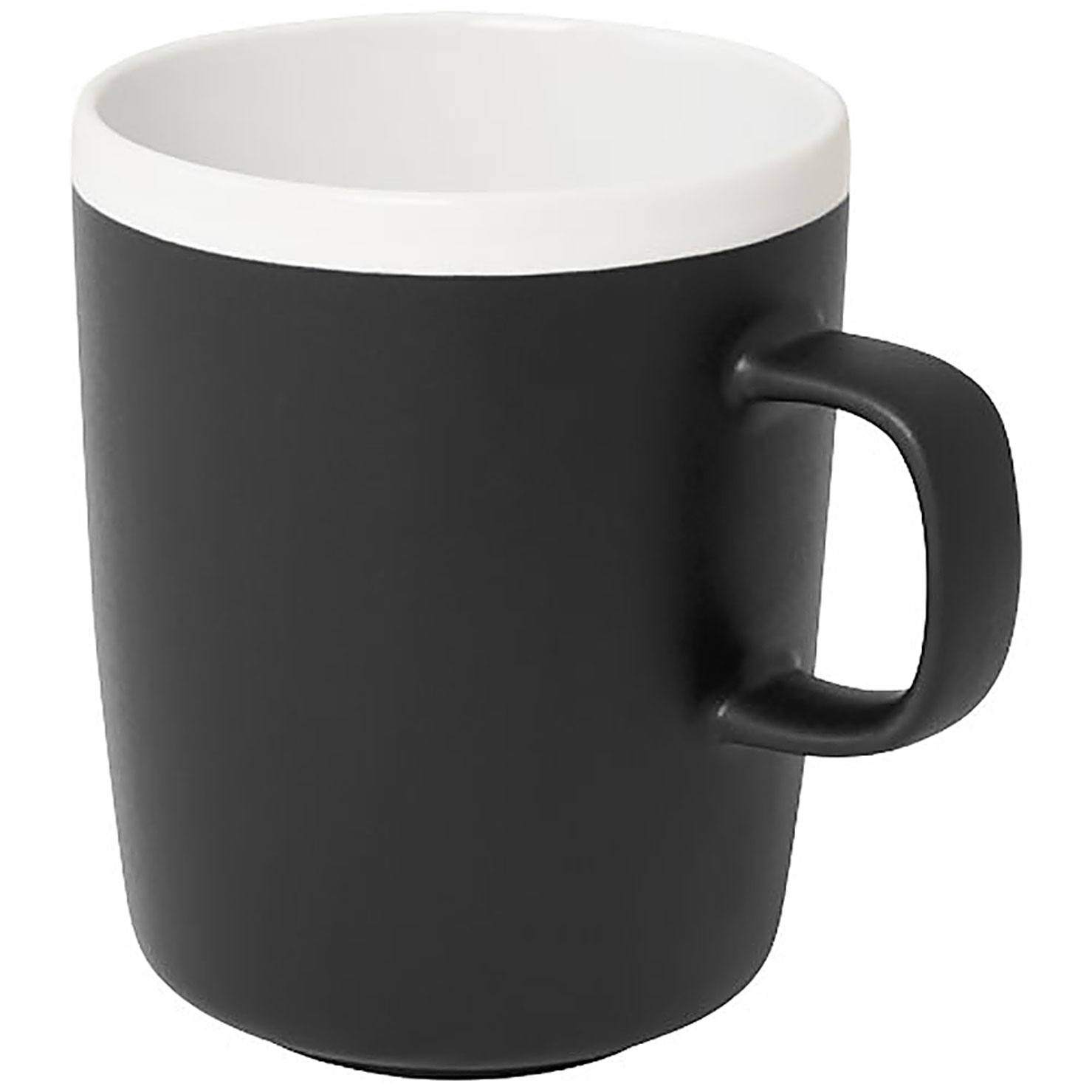 Lilio 310 ml ceramic mug - black