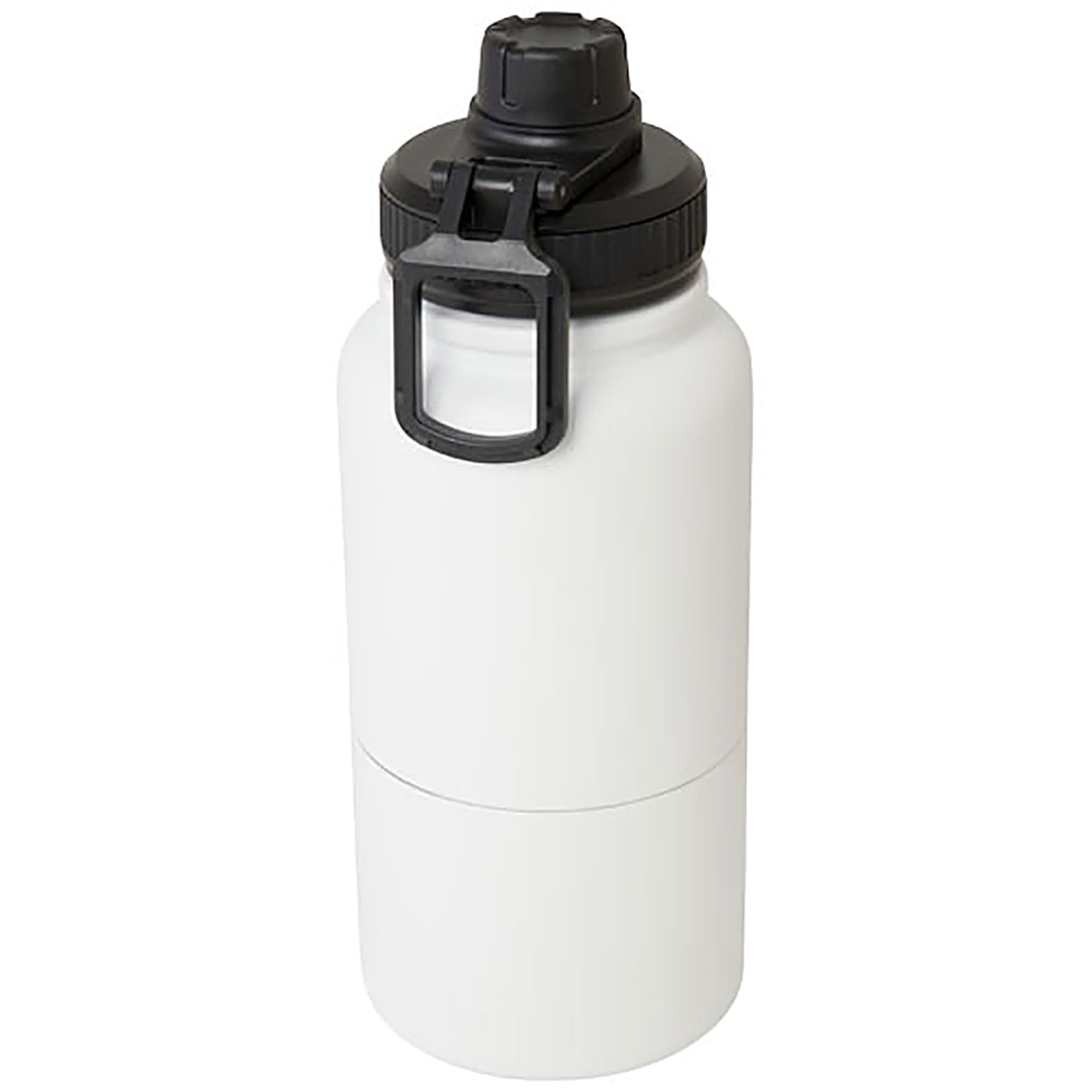 Dupeca 840 ml RCS-zertifizierte Isolierflasche aus Edelstahl  - Weiß 