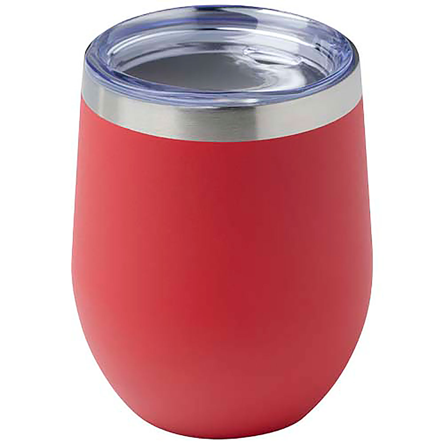 Corzo 350 ml RCS certified recycled stainless steel copper vacuum insulated cup - red