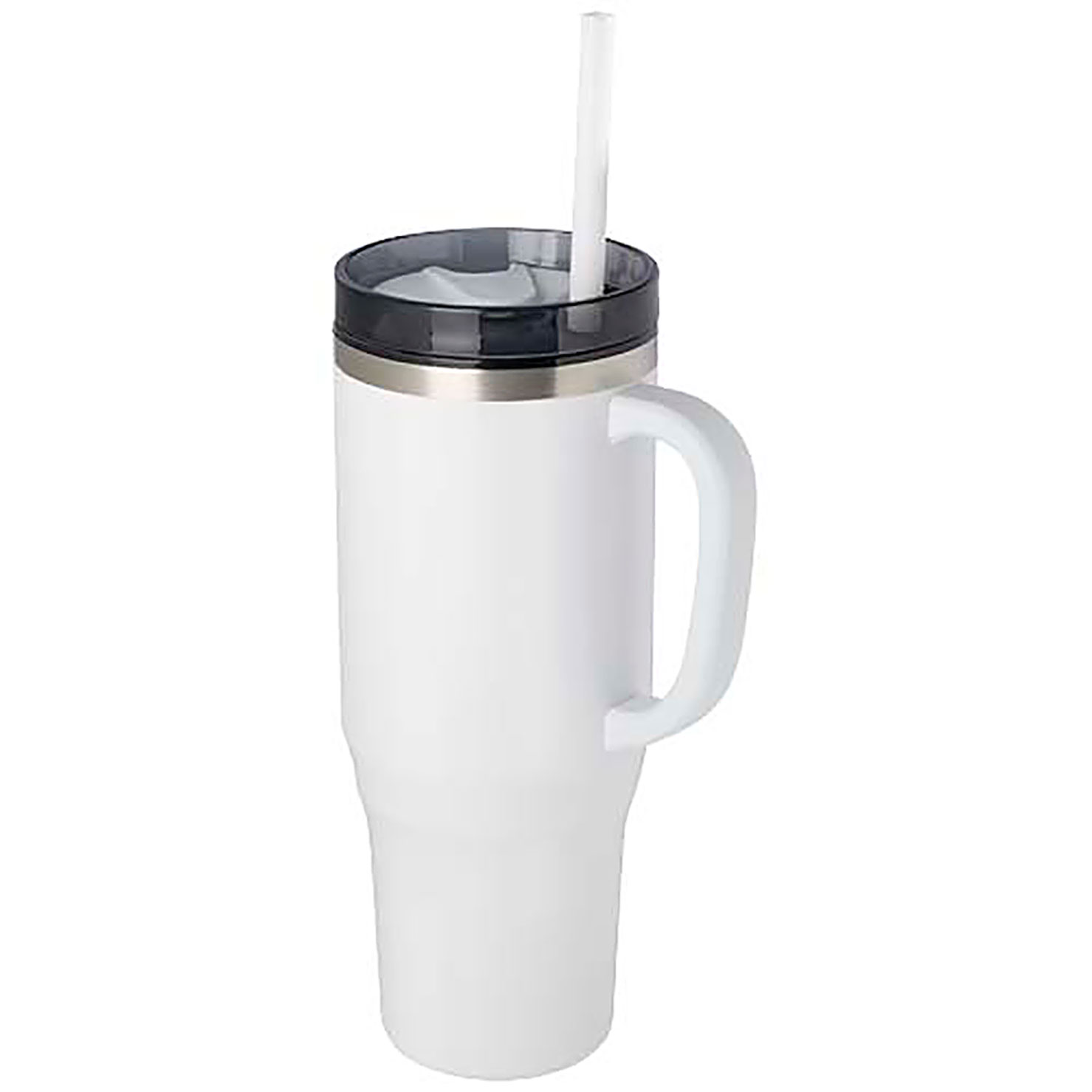 Melbourne 1200 ml RCS certified insulated tumbler with straw - white