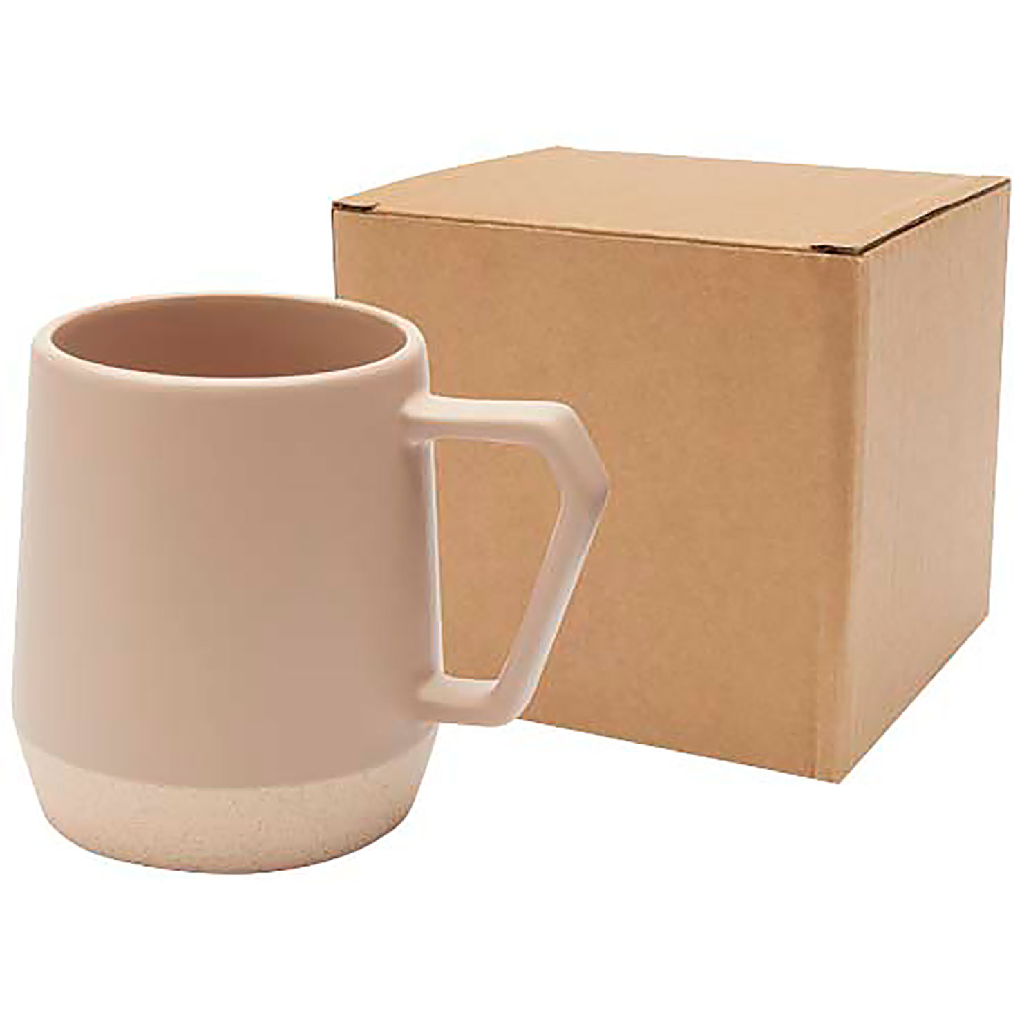 Dolce 300 ml ceramic mug with matt finish - beige