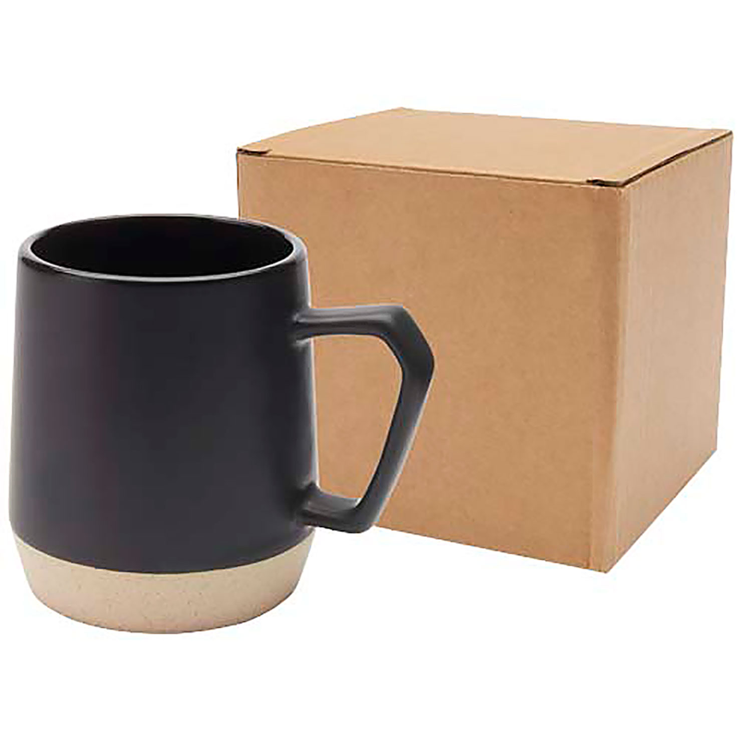 Dolce  300 ml matte Keramiktasse - schwarz