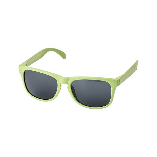 Rongo Sonnenbrille aus Weizenstrohfaser - Grün